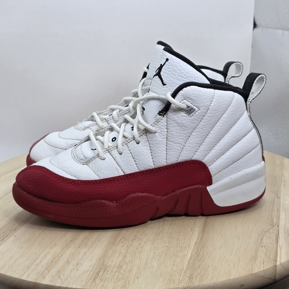 Kids Size 2Y - Air Jordan 12‎ Retro Cherry Red 151186-116 PS 850000-116 Shoes